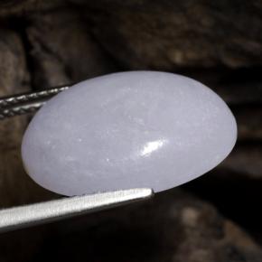 11.62 карата, натуральный Лаванда Жадеит, Огранка Овал, Полупрозрачный