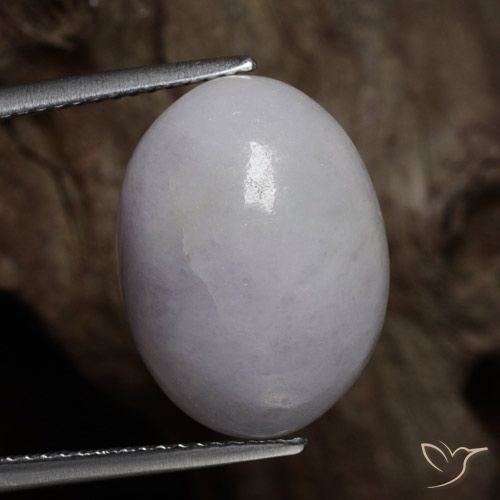 14.15ct Натуральный Серый Жадеит, Овал, Непрозрачный