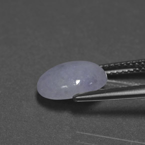 2.84 карата, натуральный Лаванда Жадеит, Огранка Овал, Непрозрачный