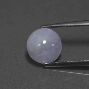3.06 карата, натуральный Лаванда Жадеит, Огранка Круг, Непрозрачный