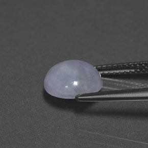 3.06 карата, натуральный Лаванда Жадеит, Огранка Круг, Непрозрачный