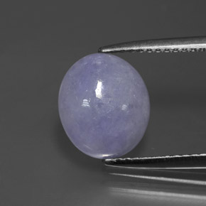 3.19 карата, натуральный Лаванда Жадеит, Огранка Овал, Непрозрачный