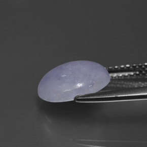 3.19 карата, натуральный Лаванда Жадеит, Огранка Овал, Непрозрачный