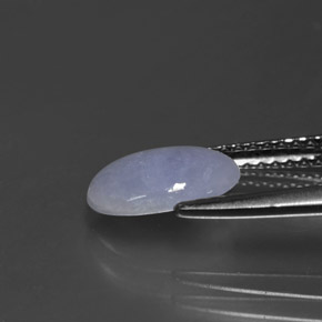 1.35 карата, натуральный Лаванда Жадеит, Огранка Овал, Непрозрачный