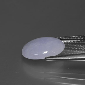 2.25 карата, натуральный Лаванда Жадеит, Огранка Овал, Непрозрачный
