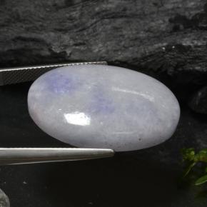 46.32 карата, натуральный Лаванда Жадеит, Огранка Овал, Непрозрачный