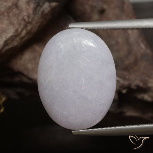 12.78ct Натуральный Средний серый Жадеит, Овал, Непрозрачный