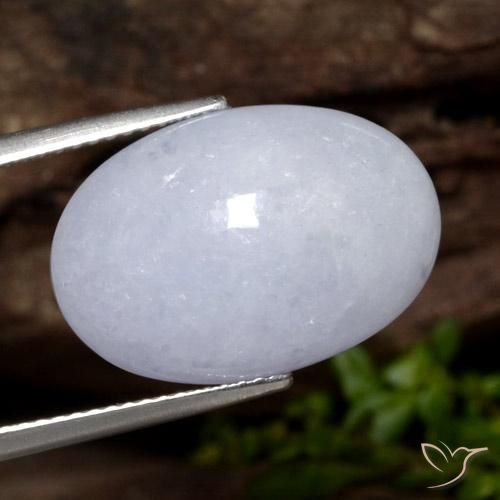 13.06 карата, натуральный Светло-фиолетовый Жадеит, Огранка Овал, Полупрозрачный