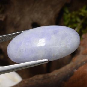 23.85 карата, натуральный Светло-фиолетовый Жадеит, Огранка Овал, Непрозрачный