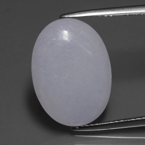 7.81 карата, натуральный Лаванда Жадеит, Огранка Овал, Полупрозрачный