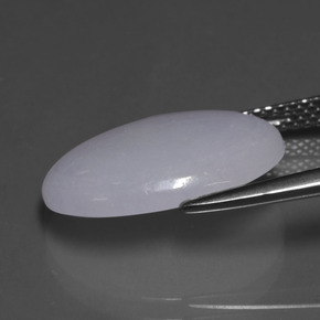 7.81 карата, натуральный Лаванда Жадеит, Огранка Овал, Полупрозрачный