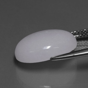 9.73 карата, натуральный Лаванда Жадеит, Огранка Овал, Полупрозрачный