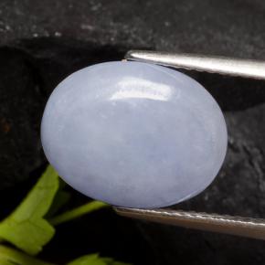 5.51 карата, натуральный Светло-фиолетовый Жадеит, Огранка Овал, Полупрозрачный