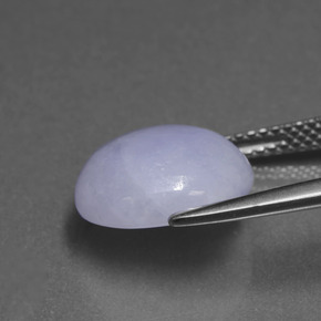 7.18 карата, натуральный Лаванда Жадеит, Огранка Круг, Полупрозрачный