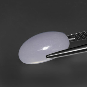 15.81 карата, натуральный Лаванда Жадеит, Овал, Непрозрачный