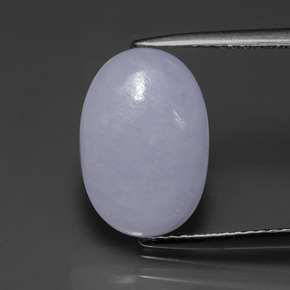 4.50 карата, натуральный Лаванда Жадеит, Огранка Овал, Полупрозрачный
