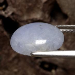 4.28 карата, натуральный Лаванда Жадеит, Огранка Овал, Непрозрачный
