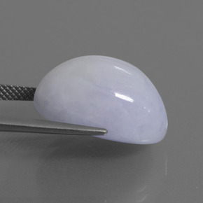 24.47 карата, натуральный Лаванда Жадеит, Огранка Овал, Непрозрачный