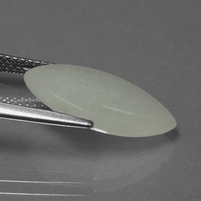 4.68 карата, натуральный Зеленый Жадеит, Маркиза, Полупрозрачный