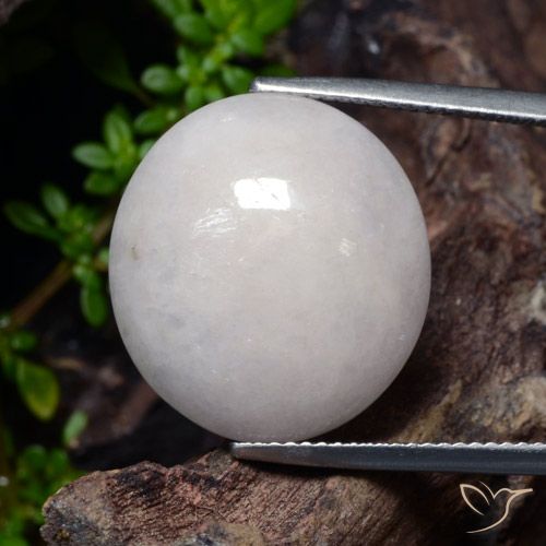 23.31ct Натуральный Серый Жадеит, Овал, Полупрозрачный