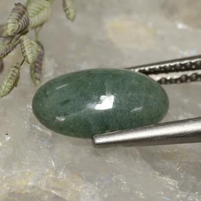 2.99 карата, натуральный Зеленый Жадеит, Огранка Овал, Непрозрачный