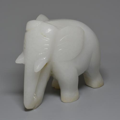 1311.99 карата, натуральный Серовато-белый Жадеит, Необычная форма, Непрозрачный