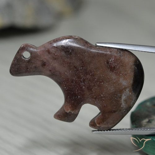 48.28ct Натуральный Красновато-коричневый Яшма, причудливая, Непрозрачный