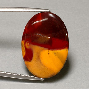 12.49 карата, натуральный Многоцветный Яшма, Огранка Овал, Непрозрачный