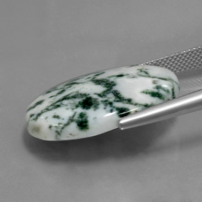 17.30 карата, натуральный Многоцветный Яшма, Огранка Овал, Непрозрачный