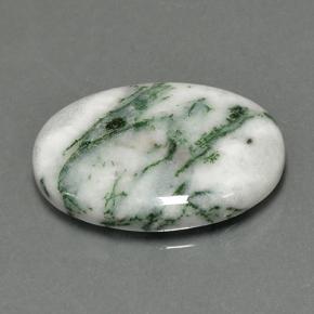 17.23 карата, натуральный Многоцветный Яшма, Огранка Овал, Непрозрачный