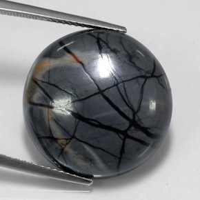 20.26 карата, натуральный Многоцветный Яшма, Огранка Круг, Непрозрачный