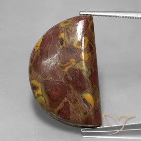 27.40ct Натуральный Многоцветный Яшма, причудливая, Непрозрачный
