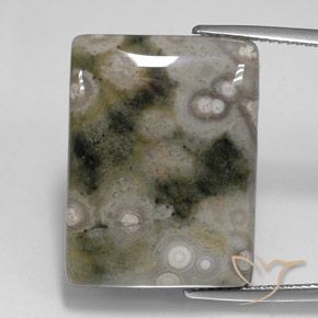 23.21ct Натуральный Многоцветный Яшма, Огранка Багет, Непрозрачный