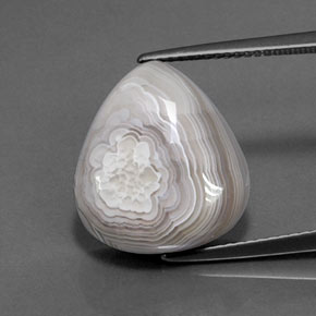 10.91 карата, натуральный Многоцветный Яшма, Форма груши, Непрозрачный