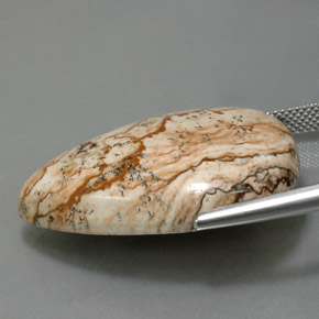 38.83 карата, натуральный Многоцветный Яшма, Форма груши, Непрозрачный