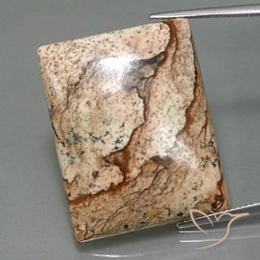 32.44ct Натуральный Многоцветный Яшма, Огранка Багет, Непрозрачный