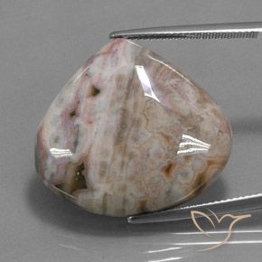 32.85ct Натуральный Многоцветный Яшма, Форма груши, Непрозрачный