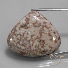 52.10ct Натуральный Многоцветный Яшма, Форма груши, Непрозрачный