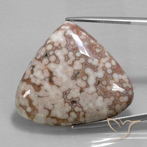 56.08ct Натуральный Многоцветный Яшма, Форма груши, Непрозрачный