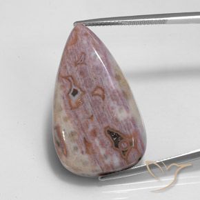 32.30ct Натуральный Многоцветный Яшма, Форма груши, Непрозрачный