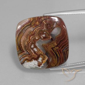 17.20ct Натуральный Многоцветный Яшма, Подушка, Непрозрачный
