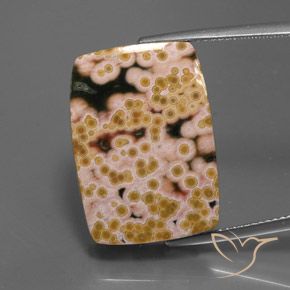 20.83ct Натуральный Многоцветный Яшма, Огранка Багет, Непрозрачный