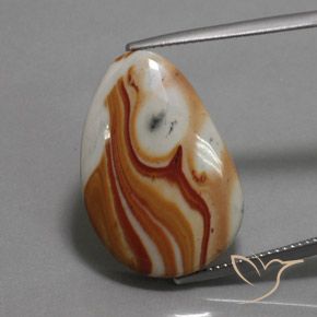 16.78ct Натуральный Многоцветный Яшма, причудливая, Непрозрачный