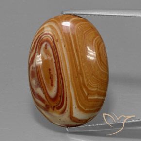 17.32ct Натуральный Многоцветный Яшма, Овал, Непрозрачный