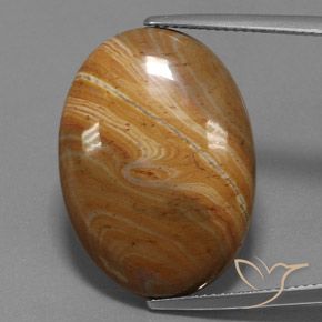 19.95ct Натуральный Многоцветный Яшма, Овал, Непрозрачный