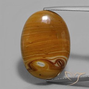 14.78ct Натуральный Многоцветный Яшма, Овал, Непрозрачный