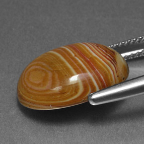 Натуральный многоцветный яшма 7,34 карата огранка овал, непрозрачный