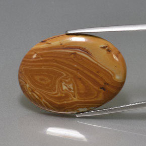 20.59 карата, натуральный Многоцветный Яшма, Огранка Овал, Непрозрачный