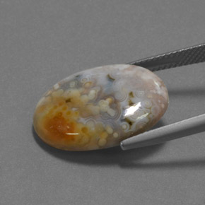 12.16 карата, натуральный Многоцветный Яшма, Огранка Овал, Непрозрачный