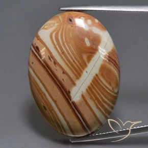 32.45ct Натуральный Многоцветный Яшма, Овал, Непрозрачный
